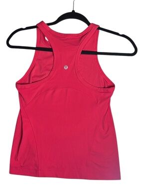 Lululemon Pink Racerback Workout Tank Top Athletic Yoga Running Approx Size 2–4